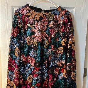 Boohoo Multicolor Sequin Dress